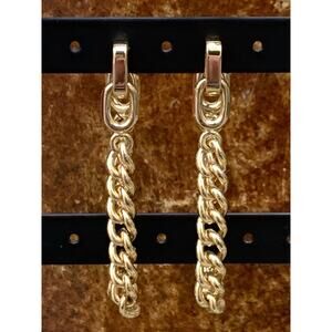 Giles and Bro. Gold Chain Earrings